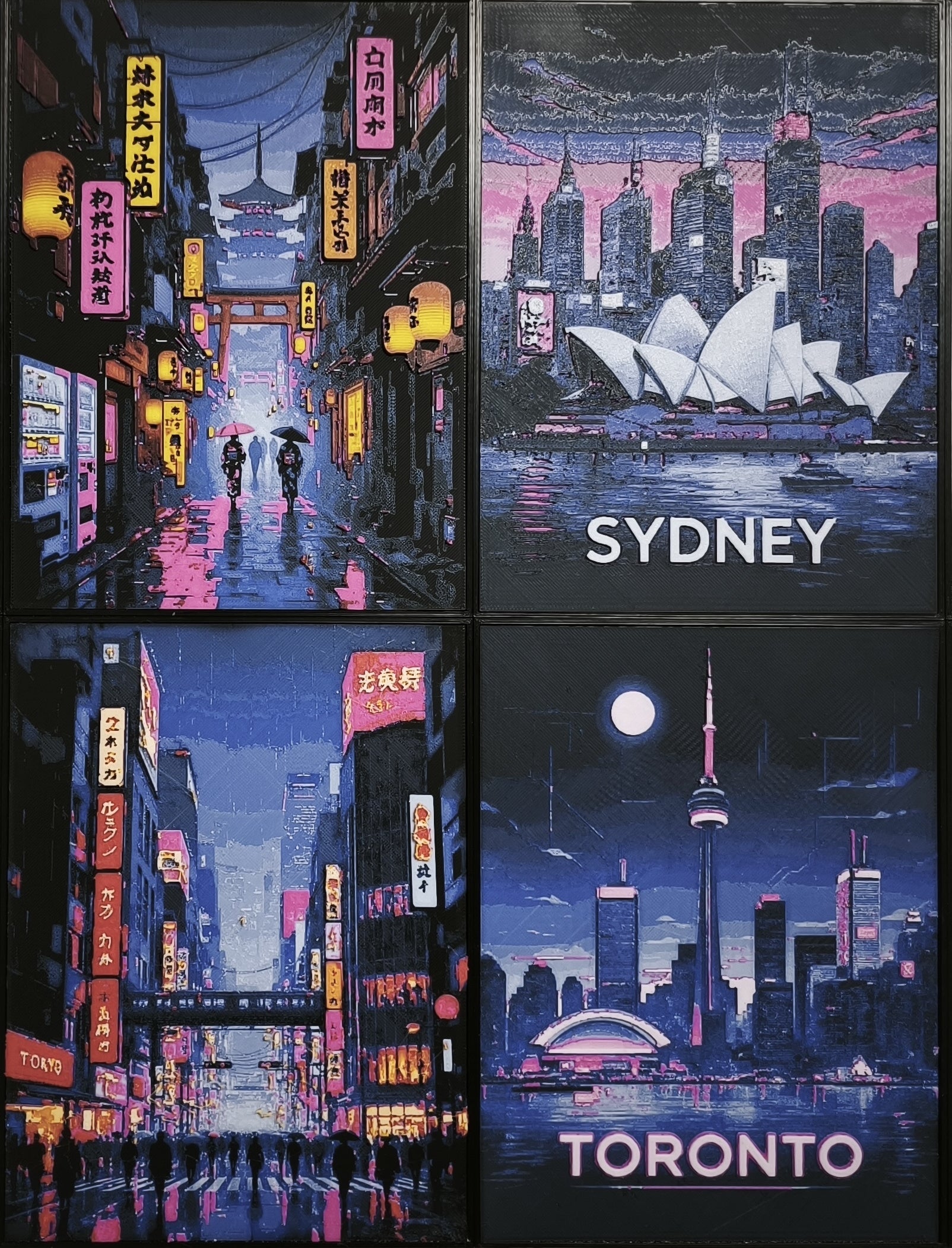 Affiches d'inspiration Cyberpunk