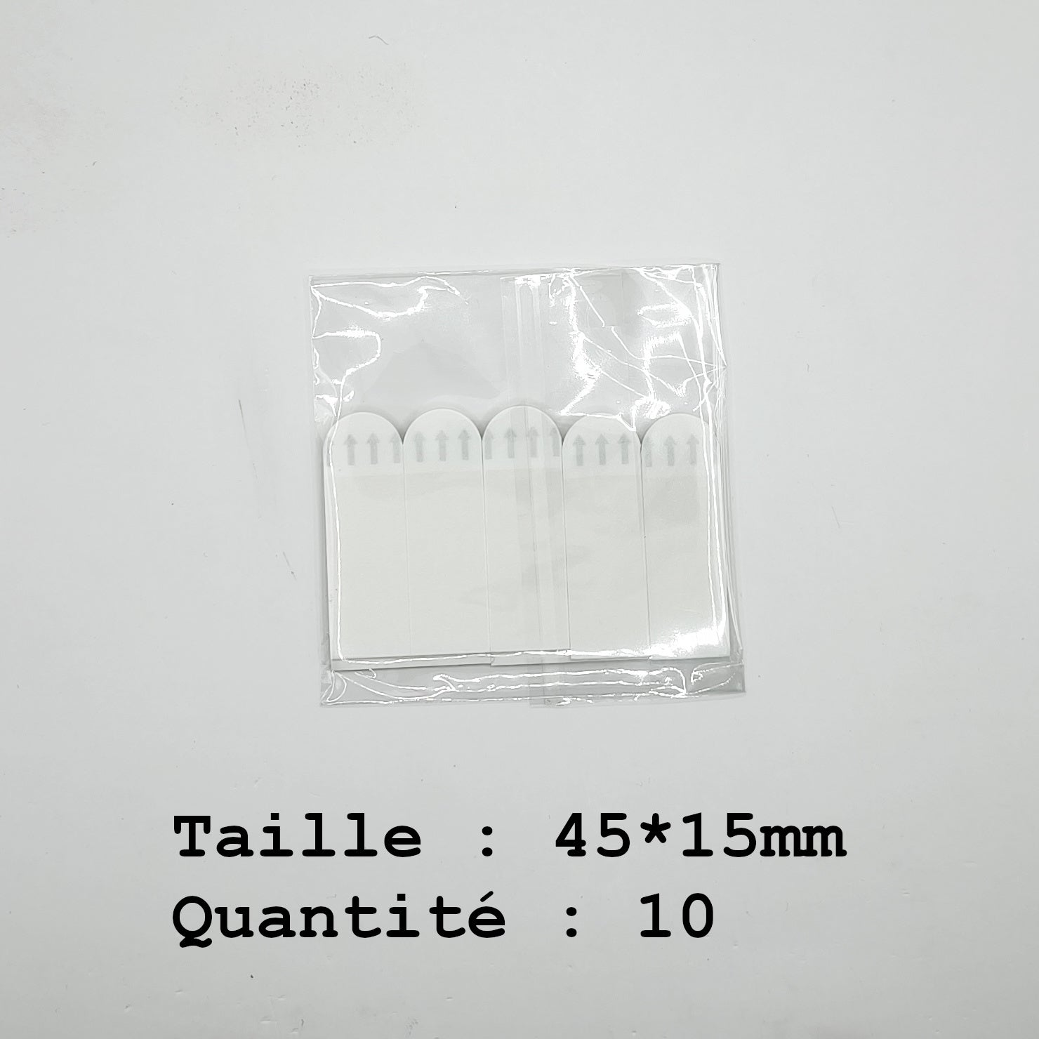 10 Languettes accroches tableaux 45*15mm
