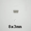 20 aimants en néodyme 8x3mm