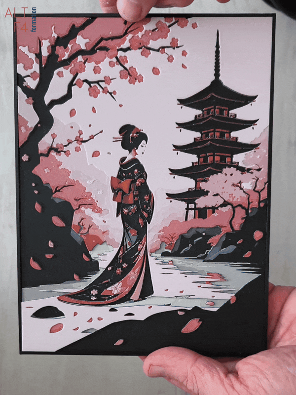 Cadre pour affiche 3D 150x200mm (impression 3D), enlever une affiche
