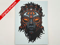 Affiche : Masque africain (impression 3D)