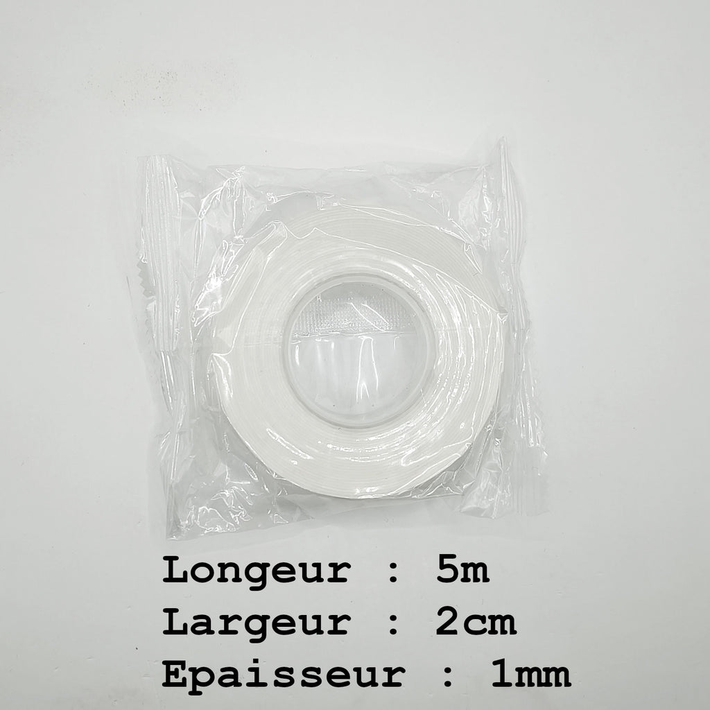 Ruban adhésif double face transparent de type Nano
