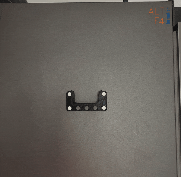 Support d'horloge pour surface aimantée