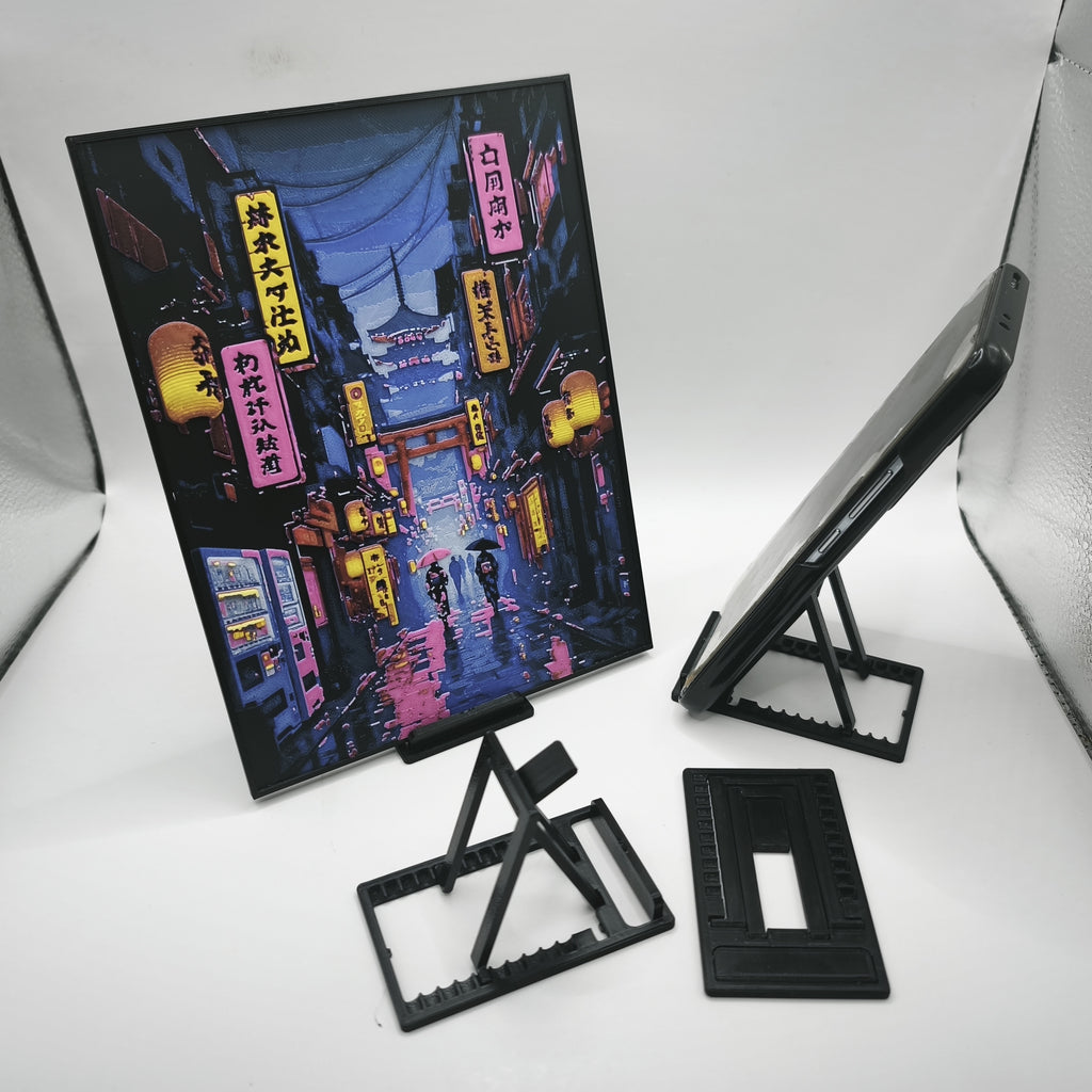 Support d'affiche 3D ou de téléphone
