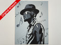 Affiche/poster Music Man imprimée en 3d
