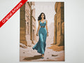 Affiche/poster de pinup Petra imprimée en 3d