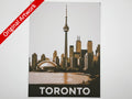 Affiche/poster de voyage de Toronto imprimée en 3d 
