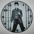 Horloge complète : Elvis Prestley (impression 3D) avec les nombres en couleur noir
